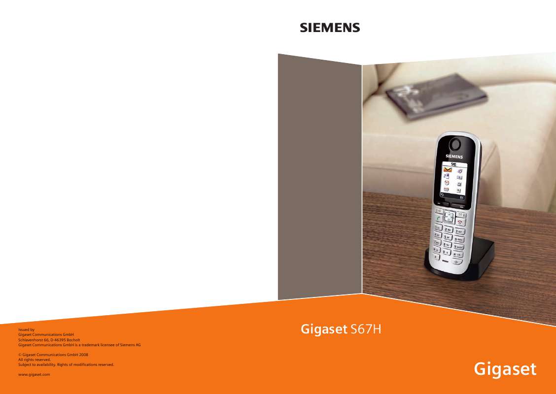 Pour Siemens Gigaset S67h - Batterie Téléphone Fixe